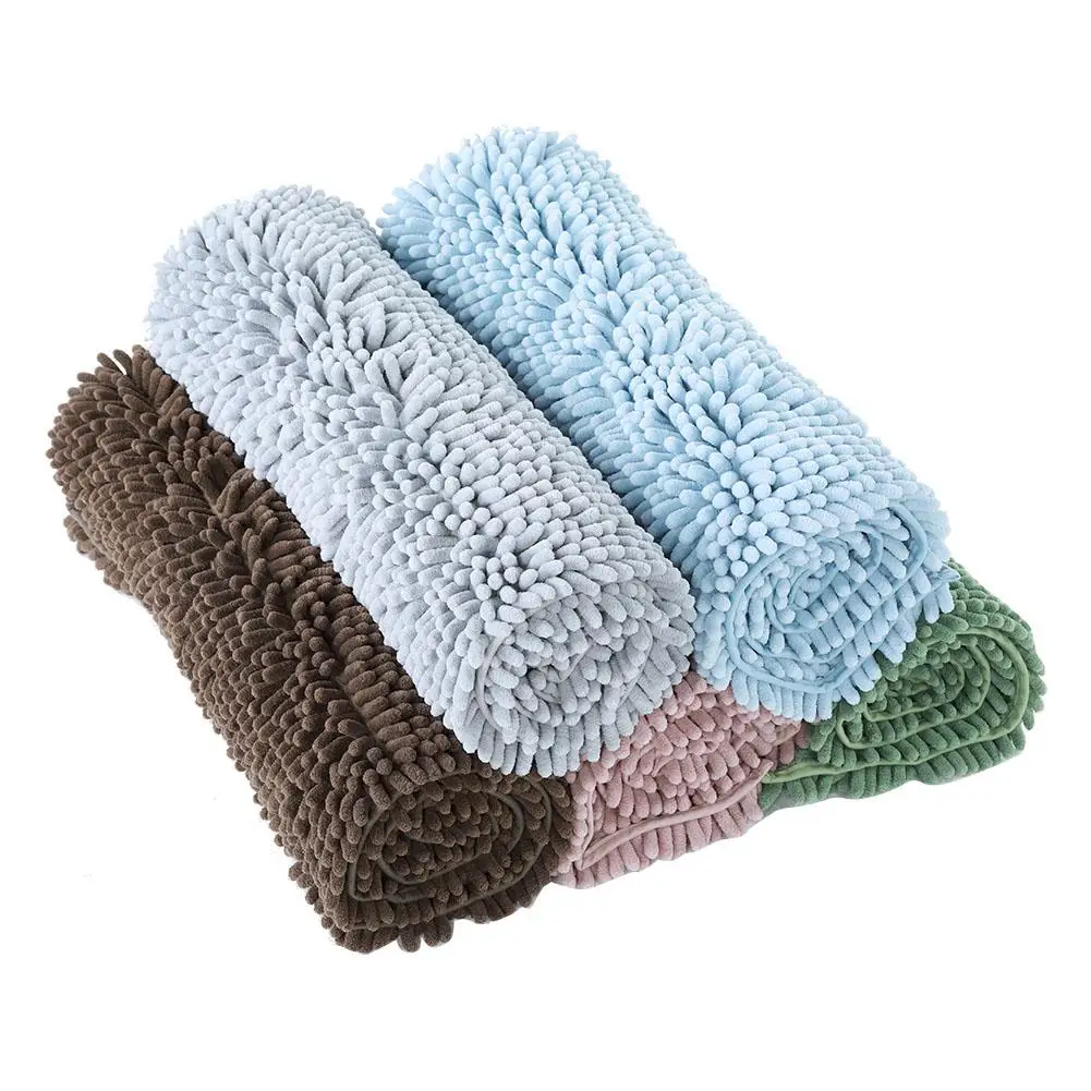 Синель Противоскользящий водопоглощающий нескользящий коврик для ванной комнаты, гостиной, дома, спальни, кухни