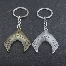 Фильм Лига справедливости Аквамен логотип брелок металлический Аквамен аксессуары косплей Arthur Curry Prop вечерние на Хэллоуин