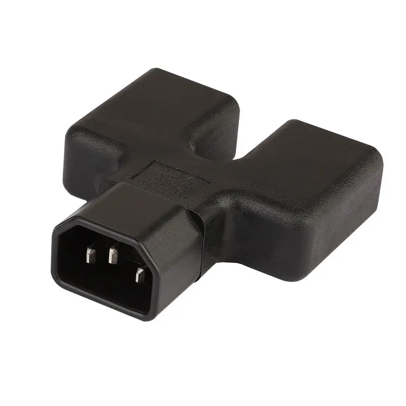 Iec320 C14 папа к C19 женский Ups-Pdu Apc Сервер питания Удлинительный адаптер штепсельная
