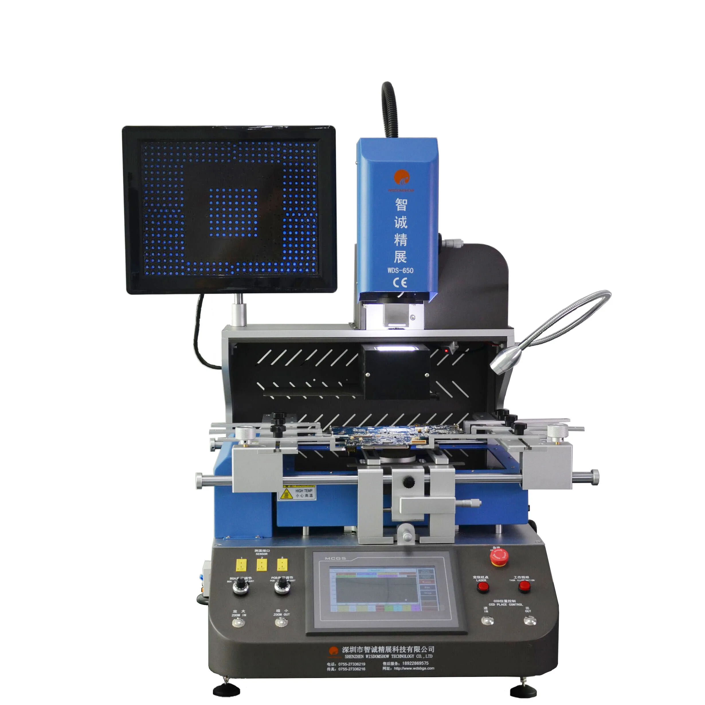 Новейшее WDS-650 автоматическое оборудование для ремонта материнских плат BGA станции BGA аппарат для ремонта ноутбуков