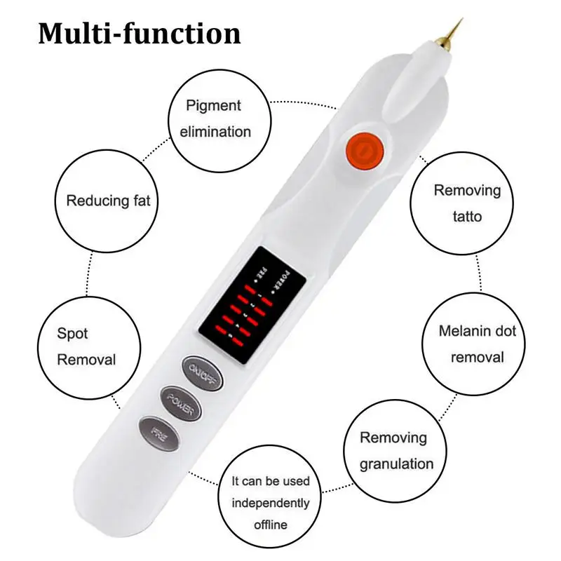 

New Mini Medical Blue Light Therapy Laser Treatment Pen Soft Scar Pimple Freckle Removal Treatment Device Beauty Skin Care Tools