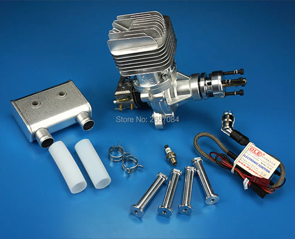 Dle55ra 55cc Gas Engine For Rc Airplane Fixed Wing Model Single Stroke