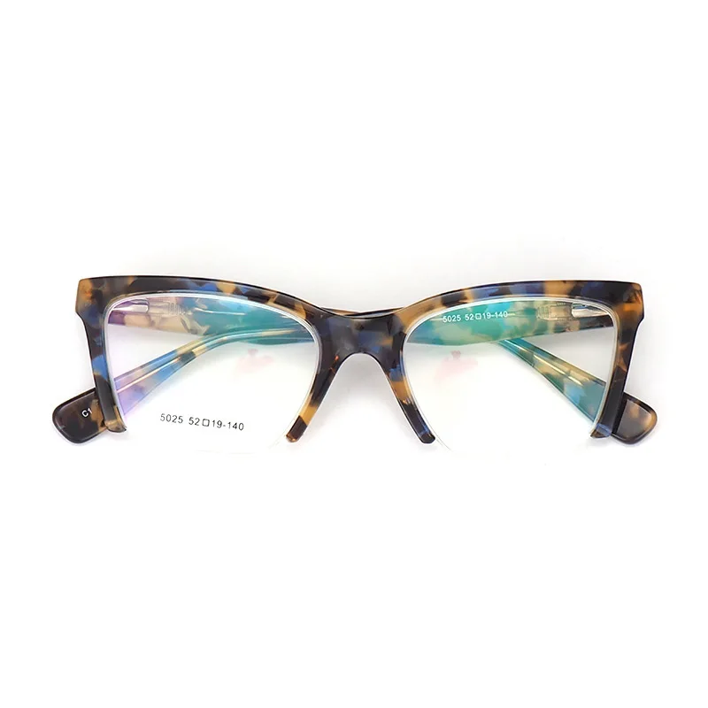 

Cat Eye Glasses Frames Women Myopia Eyewear Frame Computer Eyeglasses Clear Lens Handmade Acetate Retro Design Prescription