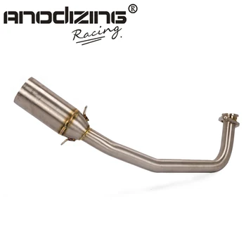 

Motorcycle Exhaust Full System Modified Slip On Middle Link Pipe For Honda PCX125 PCX150 Without Muffler 2012-2016