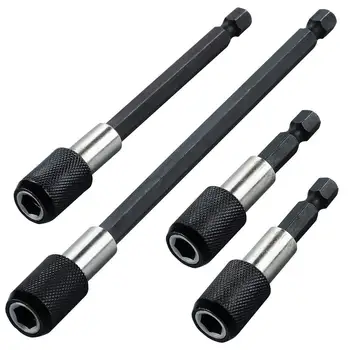 

THGS Quick-change bit holder set 1/4 inch hexagonal shank Magnetic bit holder for electric drill impact wrench screwdriver 4 p