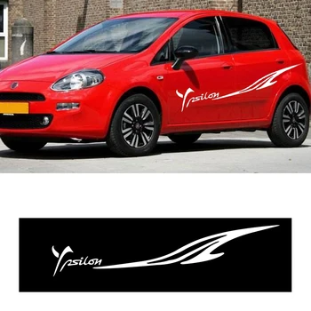 

For LANCIA Ypsilon Car Side Body Sticker Hatchback Vehicle Logo Decals DIY Creative Car Decoration Stickers Car Accessories 1.8M