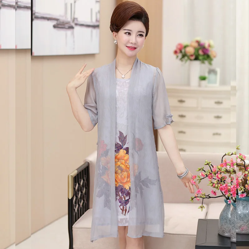 

Women Dress 2019 Summer Vintage Floral Print Two Pieces Set Dress Casual Half Sleeve O Neck Party Dresses Robe Femme Vestidos