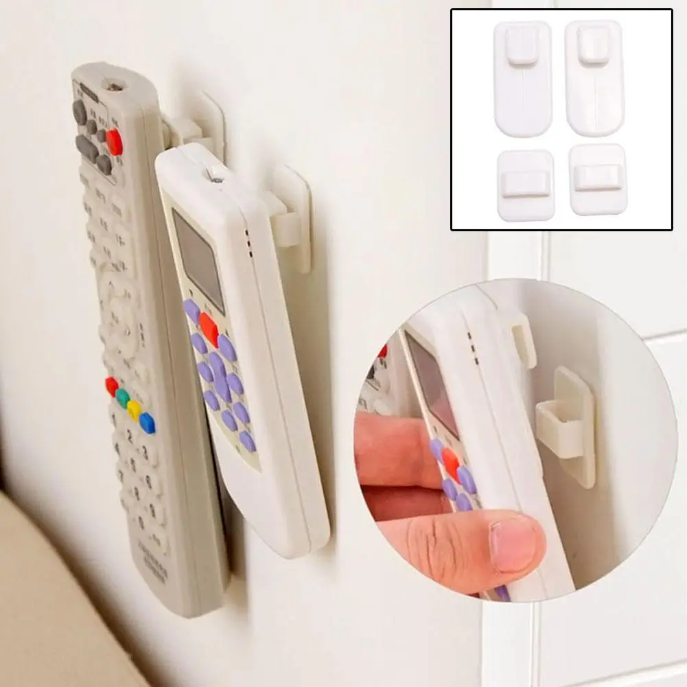 

ABS TV Remote Control Organizer Storage Stand Holder Hooks Strong Hanger Hot PJW