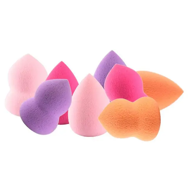 4Pcs/set Mini Soft Makeup Sponge Puff Face Nose Facial Foundation Base Liquid Powder Blending Drop Shape Beauty Cosmetic Tool 4