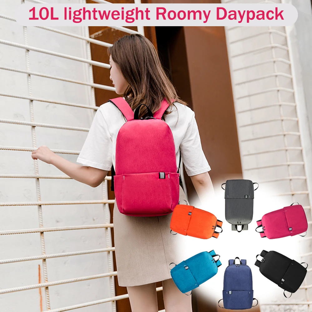 

Lightweight Daypack Backpack Bag Waterproof Bag with Reflective Strap Kids Women Outdoor Camping Excursion a Great Gift for kids
