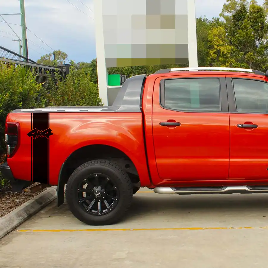 Free Shipping 4x4 Racing Off Road Car Stickers For Ford Ranger 2012 2013 2014 2015 2016 2017 2018 2019