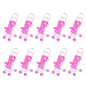 

Kids Furniture Toy Assembly Baby Stroller Set Toy Girls Prented Play Carriage Doll Trolley Toys Doll House Accessories