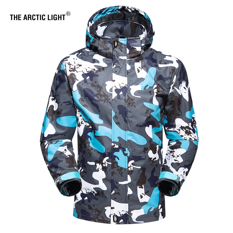 

THE ARCTIC LIGHT Camouflage Waterproof Jacket Women Men Outdoor Travel Hiking Jackets Tactical Coat Spring Autumn Outwear