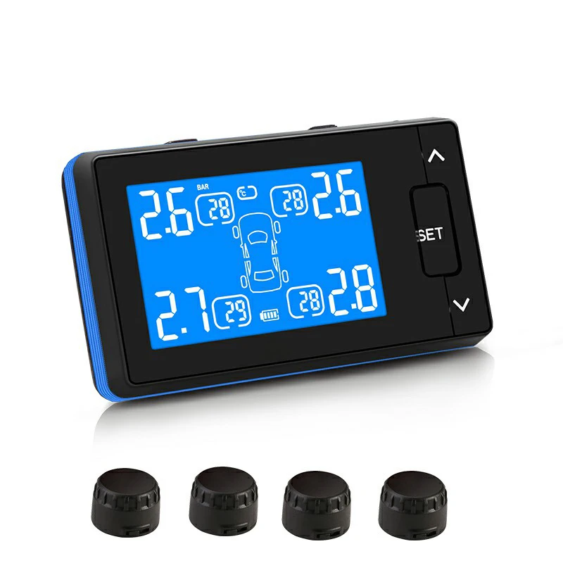 CARCHET Беспроводная система контроля давления в шинах TPMS 4 внешних датчика
