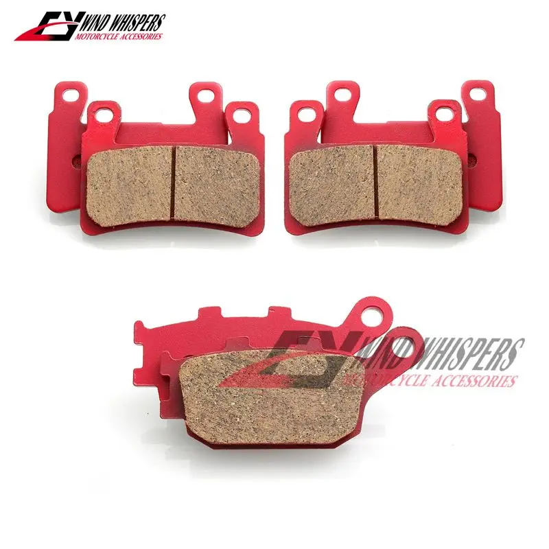 

Motorcycle Ceramic Front Rear Brake Pads For Honda CBR900 1998-2003 CBR 929 954 VTR 1000 2000-2006 CB1300 Super Four 2003-2009