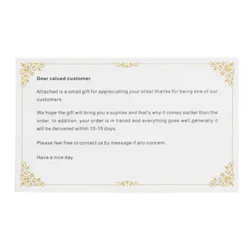 

Extra Fee/cost just for the balance of your order/shipping cost