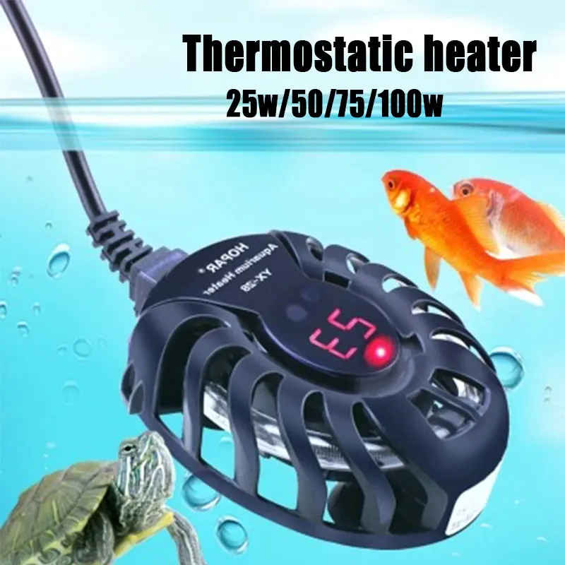 Aleko Aquarium Heater Fish Tank Submersible Heater Turtle Heat Rod With