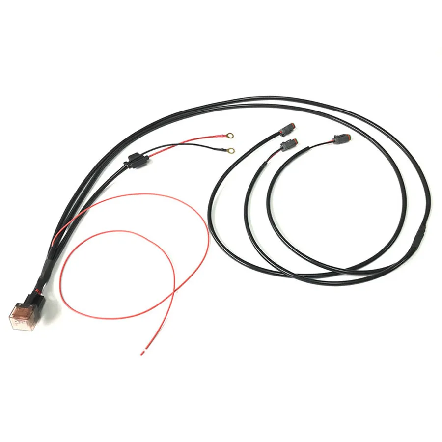 

Universal 12V Car LED Light Bar 1 With 3-Wire Loom Harness For High Beam Driving Light of The Off-Road Vehicle