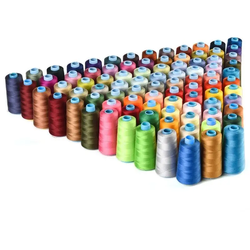 

30 Spools Mixed Colors 100% Polyester Sewing Quilting Threads All Purpose DIY Colorful Threads