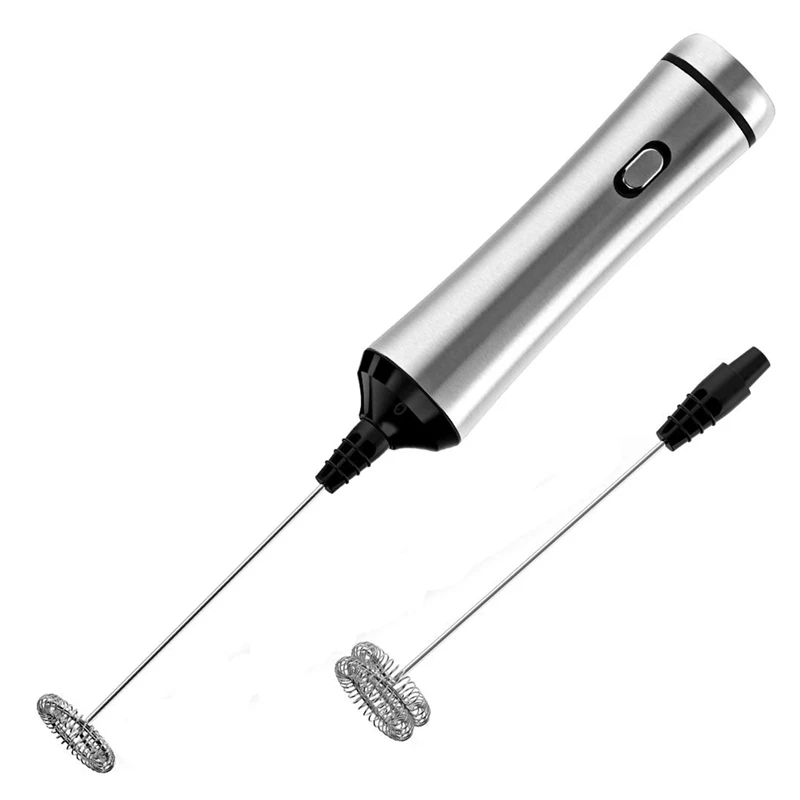 

Rechargeable Milk Frother, Electric Handheld Foam Maker High Torque Motor, Whip Foamer Drink Mixer For Coffee Art, Cappuccino,