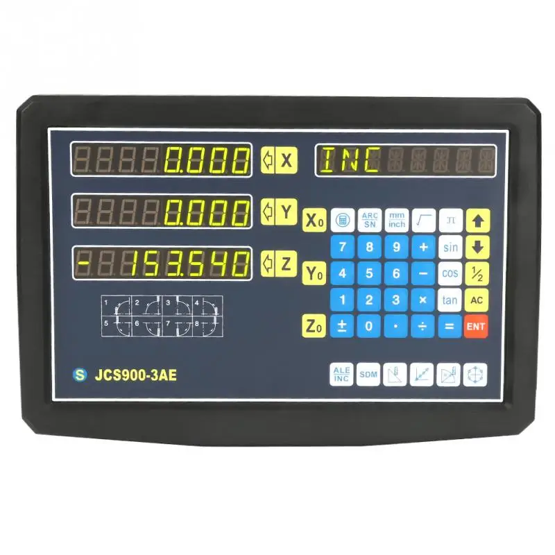 

JCS900-3AE Digital Readout Linear Scale Encoder 110-240V EU Plug 50mm/100mm/300mm