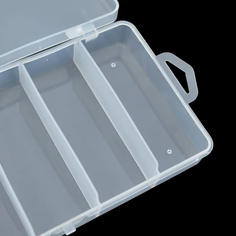 Коробка для хранения рыболовных снастей 1 шт. большой прозрачный пластик 5 отсек высокое качество рыболовные аксессуары ассортимент чехол для хранения