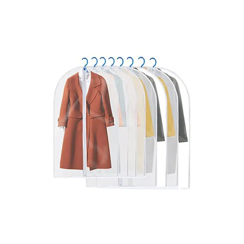 Details about  Clear Dust-proof Dress Clothes Cover Suit Dress Garment Bag Stor 
