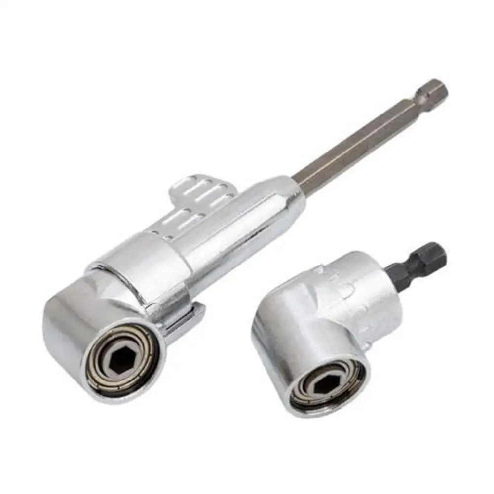 

105Degree Angle 1/4" Extension Hex Drill Bit Screwdriver Socket Holder Adaptor