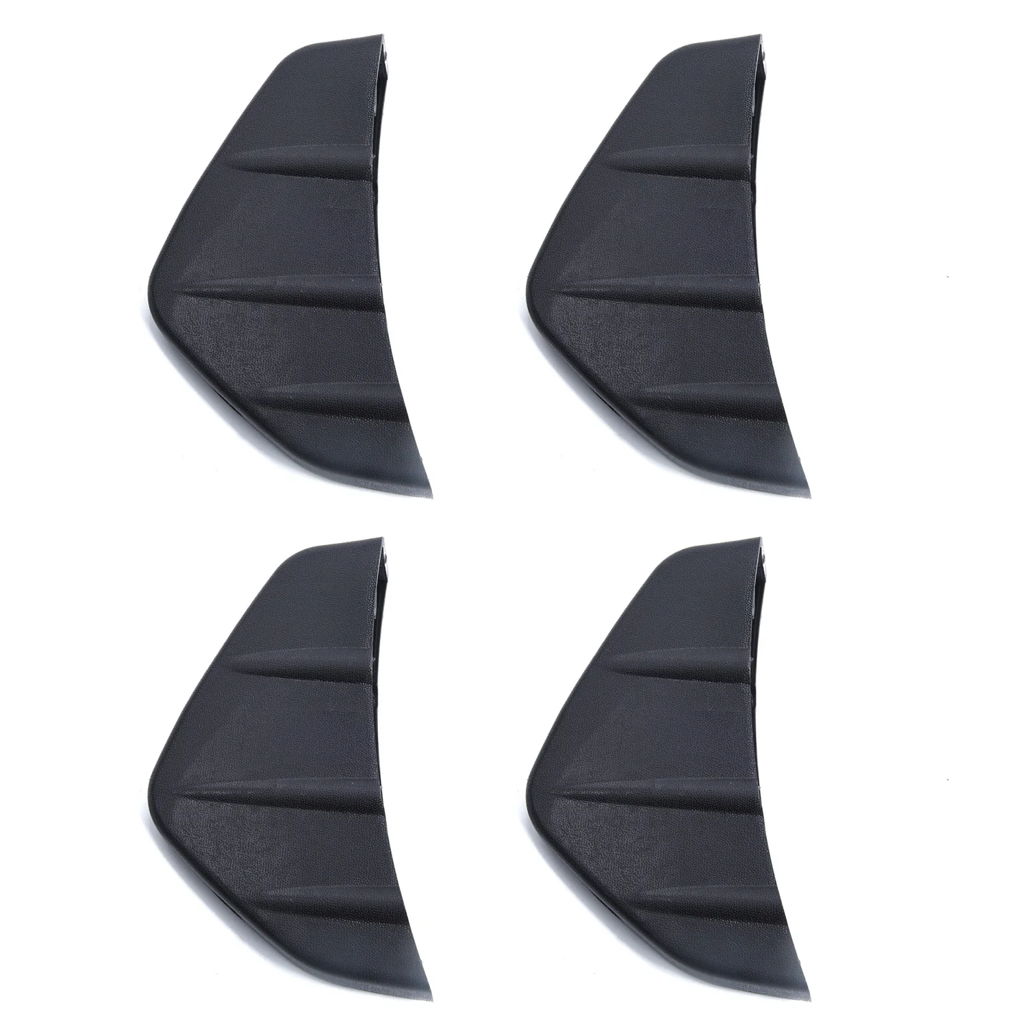4 piezas duradero de PVC para el coche difusor de parachoques trasero Protector de rasguño cubierta de moldura calcomanías de diseño de coche accesorios de automóvil