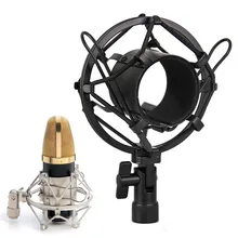 Для BM 800 микрофон Стенд амортизирующее крепление микрофона зажим держатель металлический кронштейн для микрофона держатель для компьютера конденсаторный микрофон