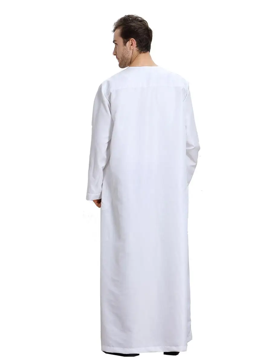 Мусульманское мужское платье Кафтан Jubba tobe Abaya Robe Dishdasha мусульманское арабское с