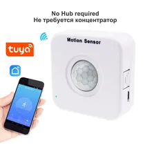 Датчик движения wifi Tuya Smart Life APP Мини PIR инфракрасный детектор движения wifi система сигнализации движения беспроводная домашняя безопасность