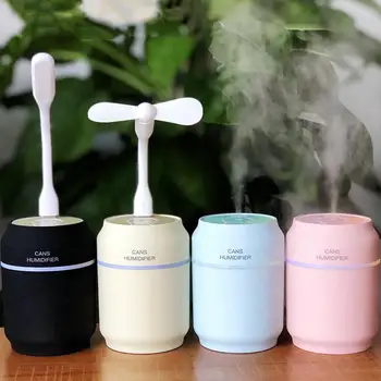 

Mini Air Humidifier Oil Diffuser For Home Car USB Fogger Mist Maker With LED Night Light Office Mist Maker