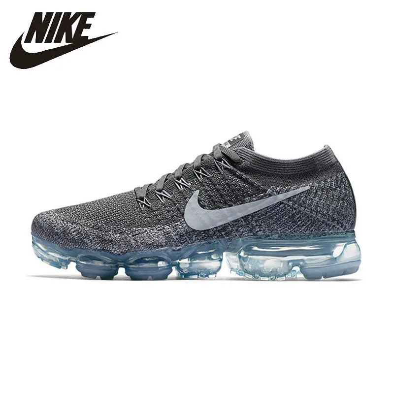 Оригинальный Nike Air VaporMax Новое поступление для мужчин s кроссовки сетки дышащий Массаж Открытый поддержка спортивные 849558