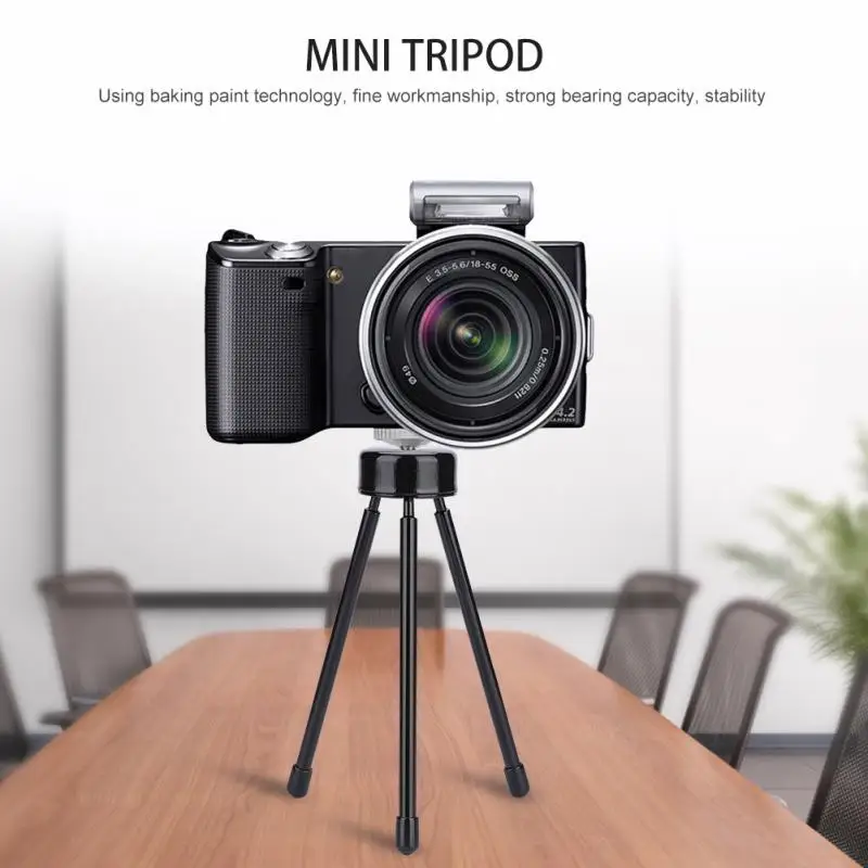 

Mini Collapsible aluminum alloy Tripod Photo Selfie Desktop Tabletop Table Stand Accessory
