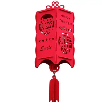 

Non-woven Fabric Red Lantern 2019 Near Year Wedding Hanging Decoration DIY Chinese Spring Festival Party Decor Pendant