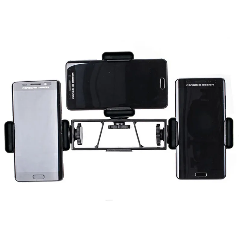 

Multi-function Mobile Phone Clip Holder Three-position Clip Bracket for Live Selfie Stick