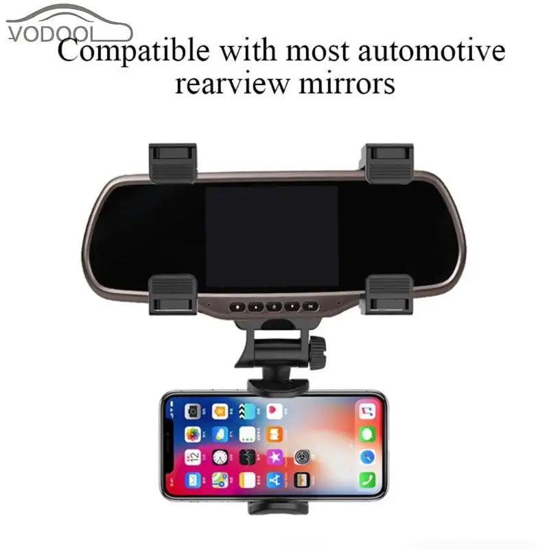 

Car Phone Holder Rearview Mirror Mount Mobile Phone GPS Stand Support Smartphone Voiture for 5.5 inch Mobile Cell Phone