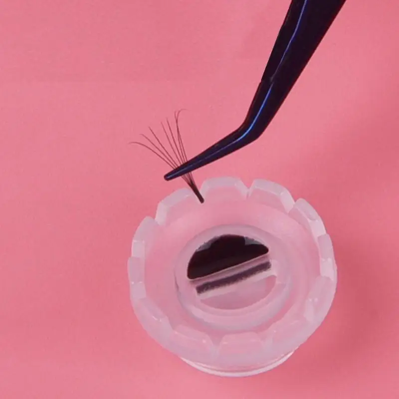 

50pcs high quality Eyelash Glue Holder Grafting Eyelashes Quick Blossom Cups Eyelash Extension Adhesive Stand