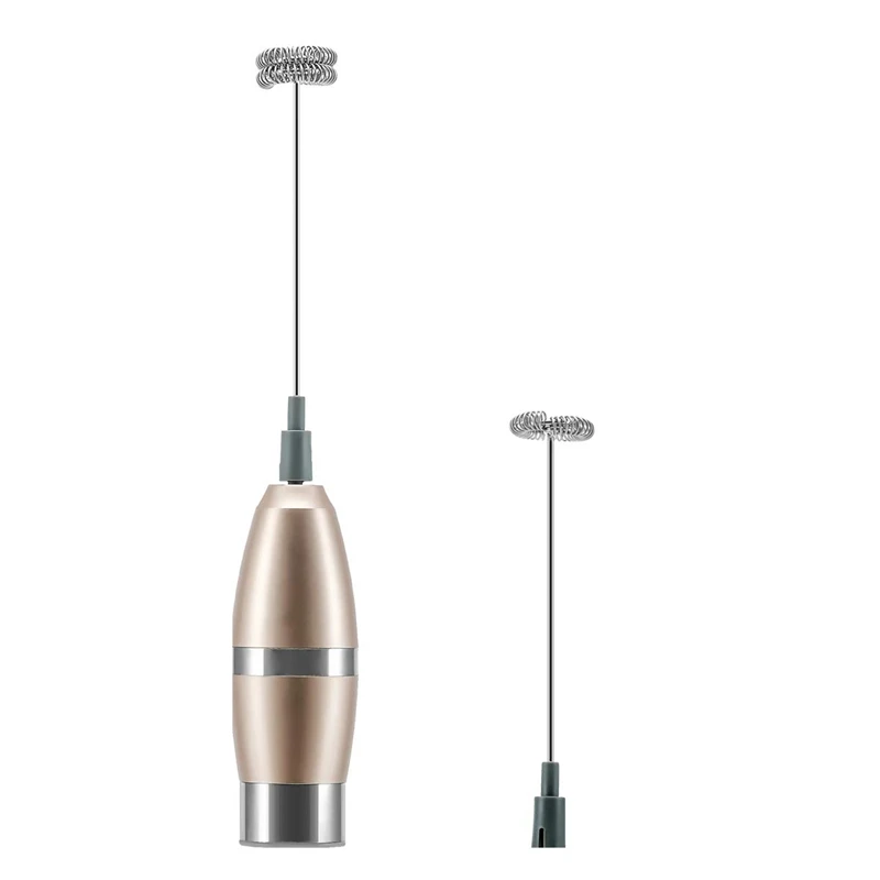 

EAS-Milk Frother Handheld Whisk - Battery Operated Electric Foam Maker Frother For Milk, Coffee, Latte, Cappuccino, Chocolate,