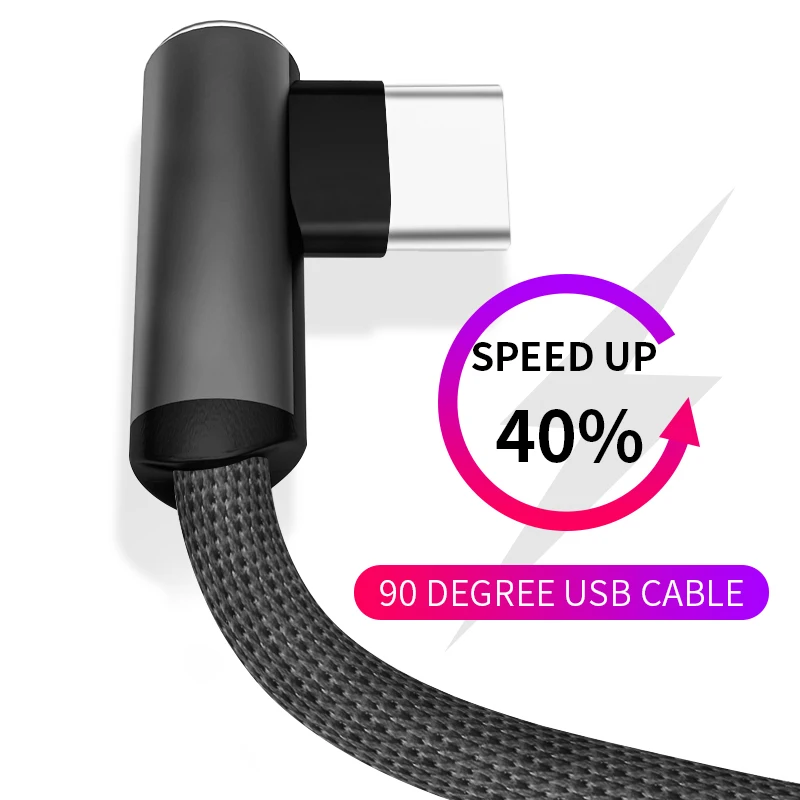 IHaitun Г образный Тип C USB кабель для samsung Galaxy данных Xiaomi кабели Redmi Note 7 pro huawei Зарядное