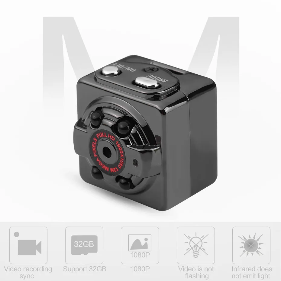 EastVita SQ8 мини камера HD видеокамера 1080 P ночное видение Спорт DV датчик движения