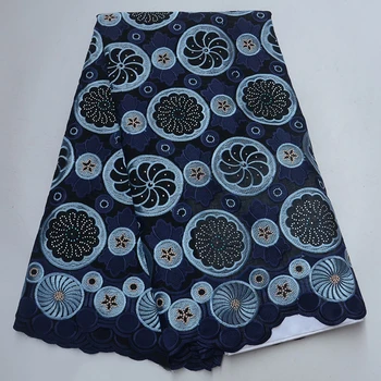 

Hot sale African cotton dry lace fabric 2019 high quality lace with stones Swiss voile lace in Switzerland Nigerian lace fabrics