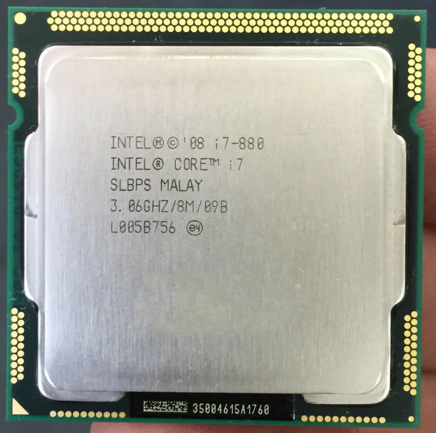 

Intel Core i7 880 cpu LGA1156 Desktop CPU 100% working properly Desktop Processor quad core i7-880