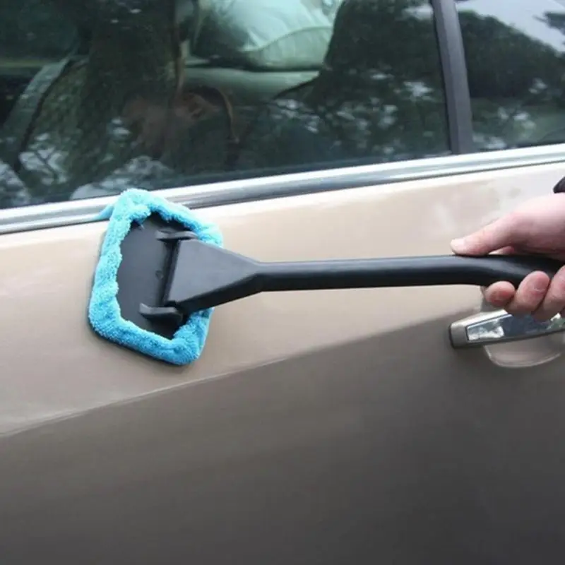 

Car Wash Brush Microfiber Auto Window Cleaner Long Dust Care Shine Towel Handy