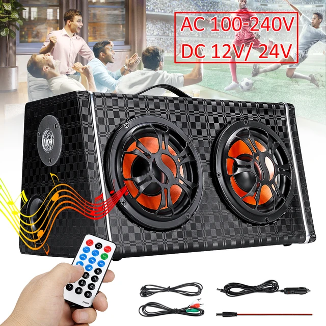 6 inch DC 12V / 24V Wireless bluetooth Car Subwoofer Speaker Amplifier