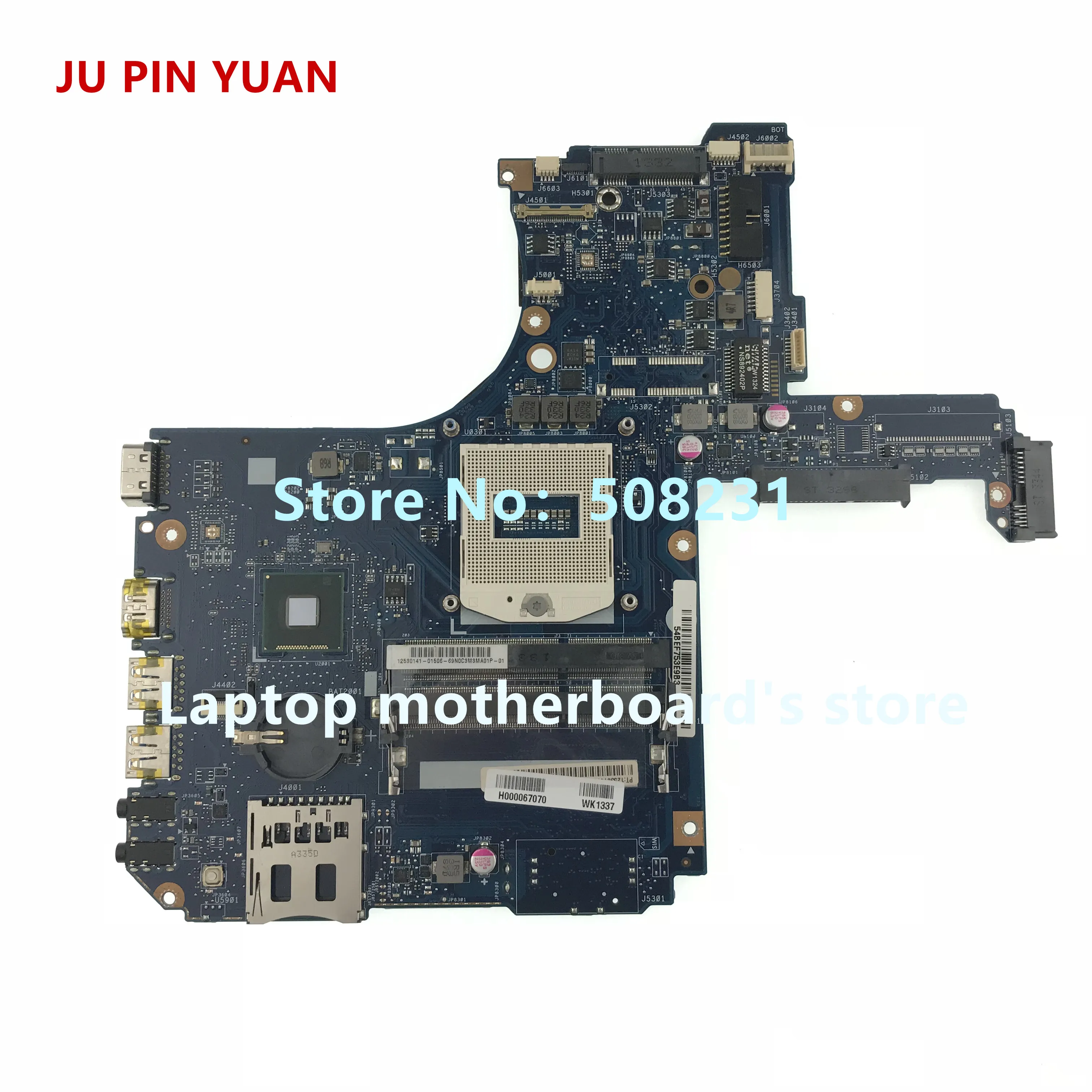 

H000067070 Mainboard For Toshiba Satellite S55 S55T-A Laptop Motherboard Socket PGA 947 HM86 DDR3L All Functions Fully Tested