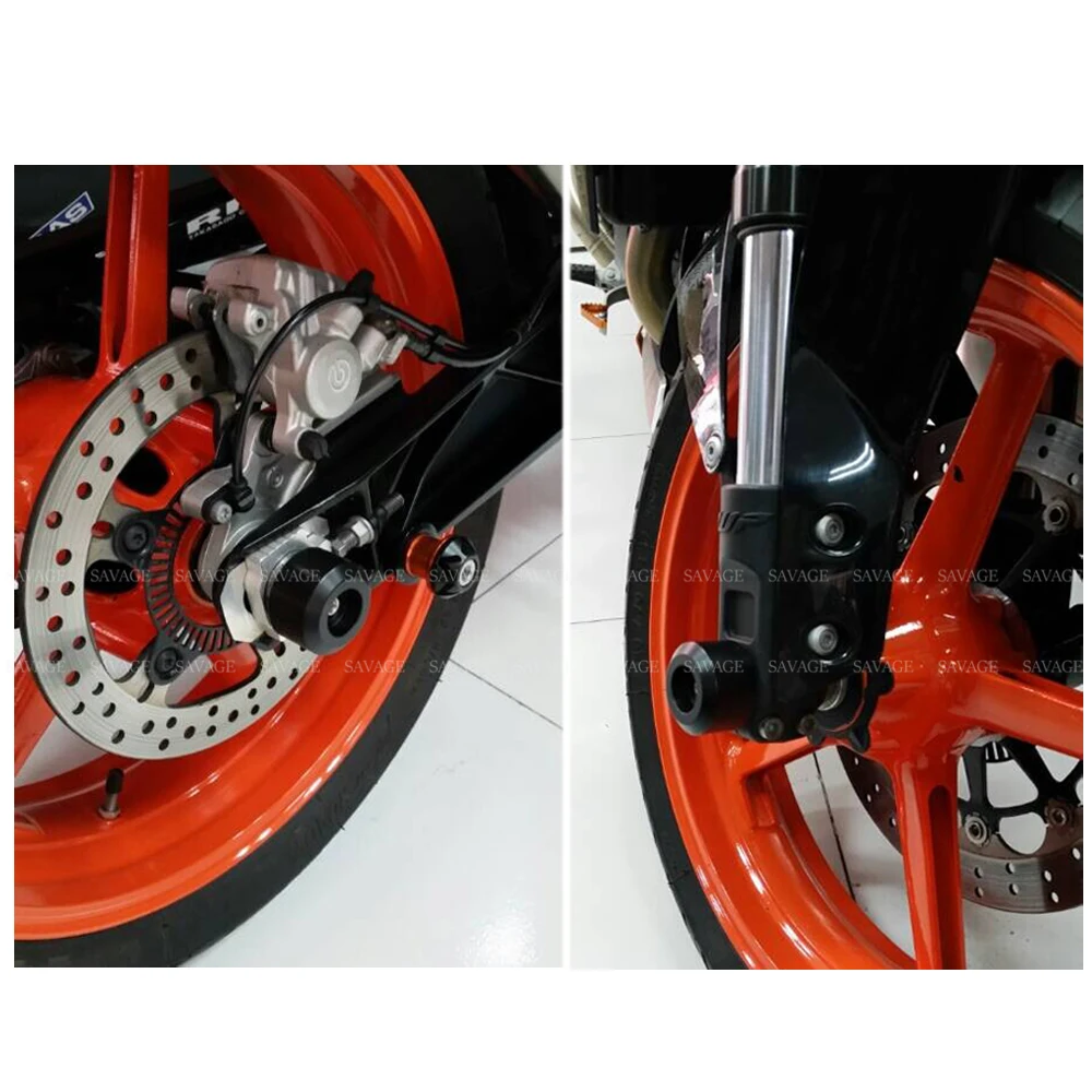 Передняя ось вилка колеса протектор Краш ползунки для Ktm 1290 950 990 Supermoto R/t Super Duke/r 1190