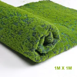 1 шт Искусственный мох Поддельные Зеленый растений искусственная мох для магазина дома/Декор для патио