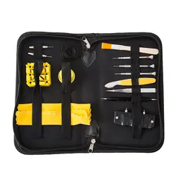 33 шт. Часы Repair Tool Kit Ремешок Ссылка булавки чехол открывалка отвертка для снятия крепежа Весна Бар Наручные Ремонт бытовой набор